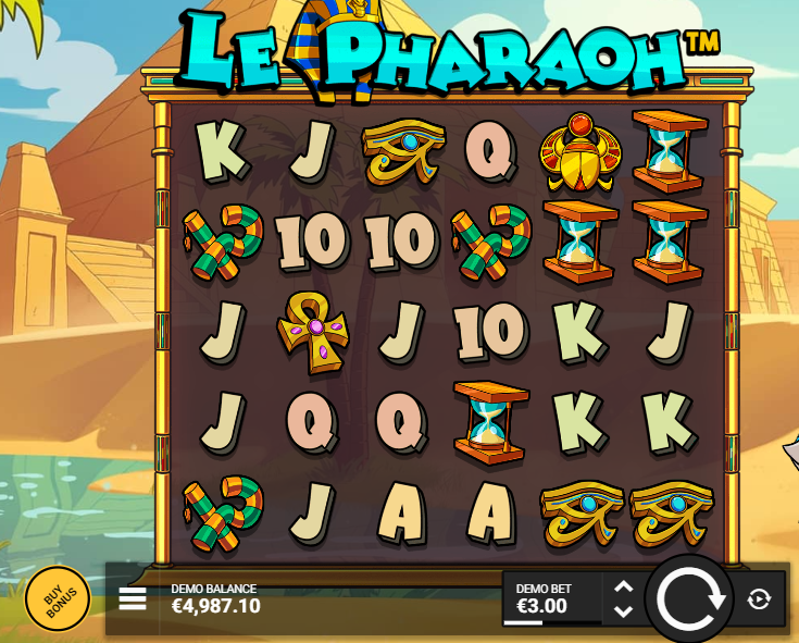 le pharaoh slot hacksaw gaming review